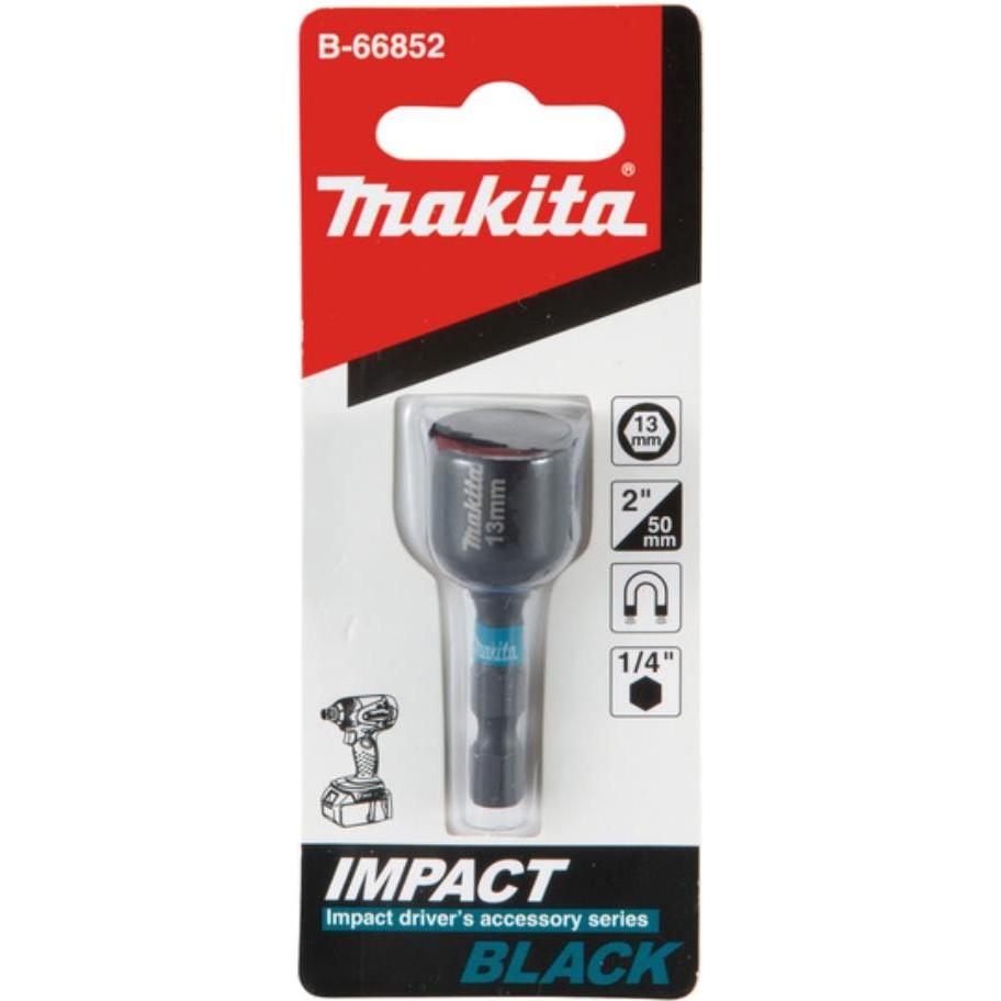 Thumbnail - Makita, Steckschlüssel + Stecknuss, Steckschlüssel 1/4 SW13 (13 mm)