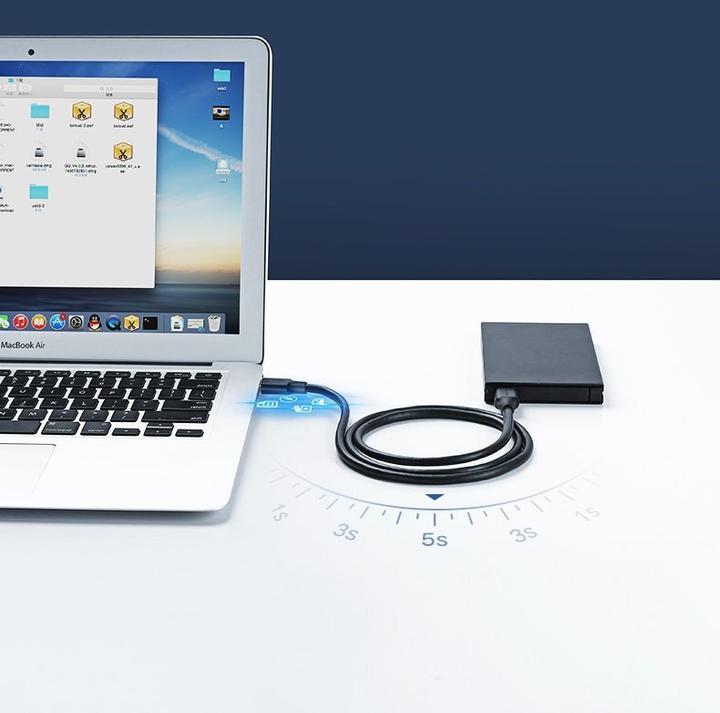 Image du produit Ugreen USB 2.0 USB A mâle vers USB A mâle (2 m, USB 2.0)