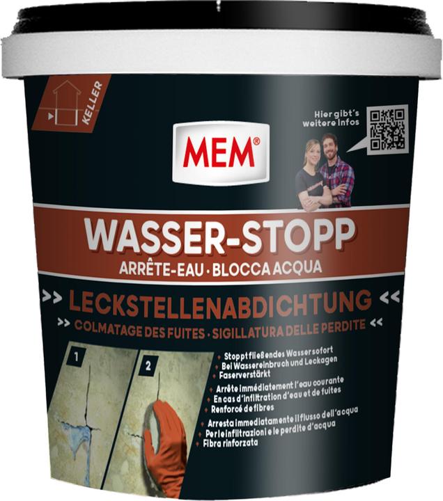 Produktbild MEM Wasserstop (1 kg, Grau)