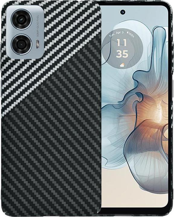 Produktbild Techsuit - Carbonite FiberShell - Motorola Moto G24 Power - Stealth Gray (Motorola Moto G24 Power)