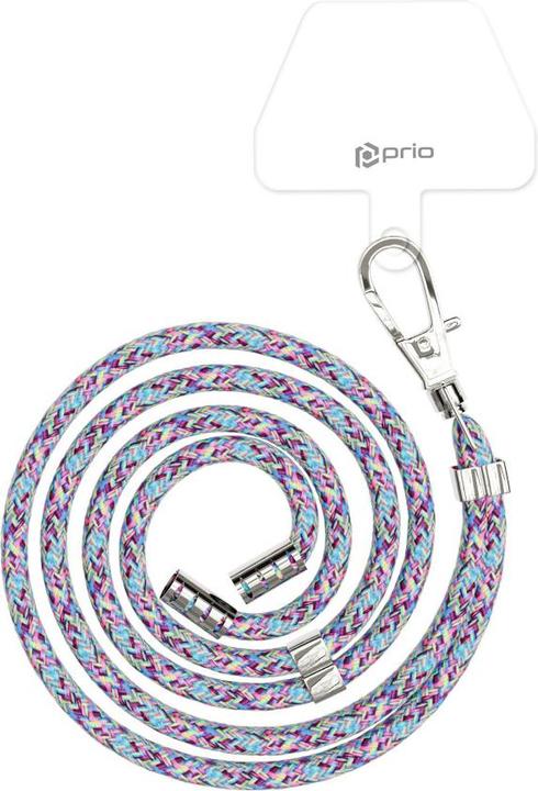 prio Cordino universale per telefono cellulare da 0,7 m in mix neon