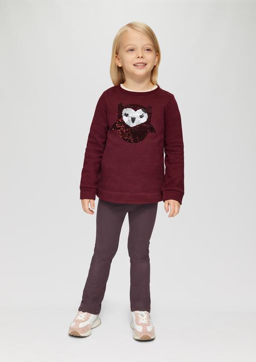 Produktbild s.Oliver Sweatshirt Sweatshirt mit Wendepailletten (116, 122)