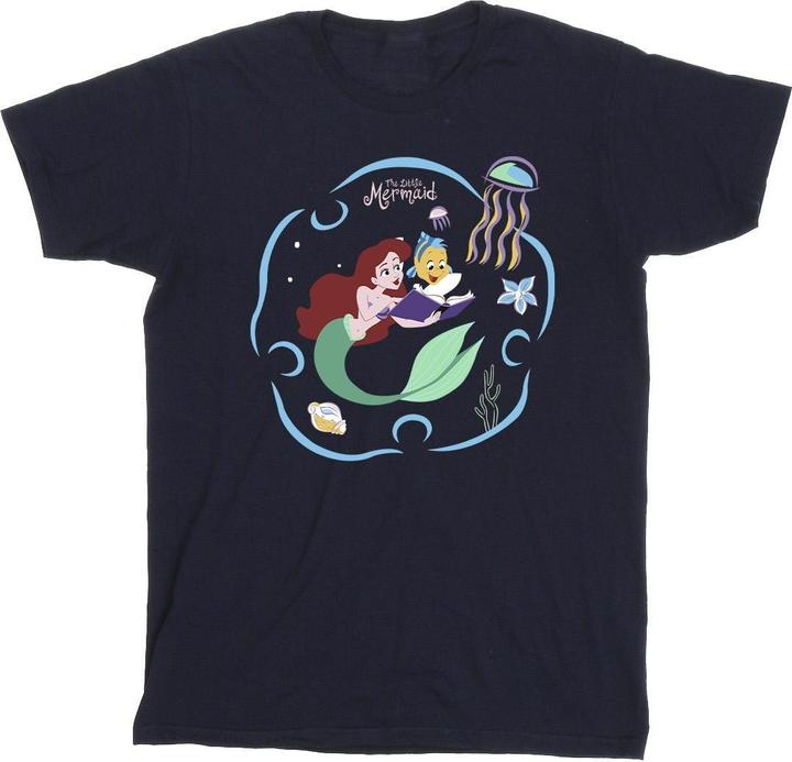 Produktbild Disney The Little Mermaid Reading A Book TShirt (4XL)