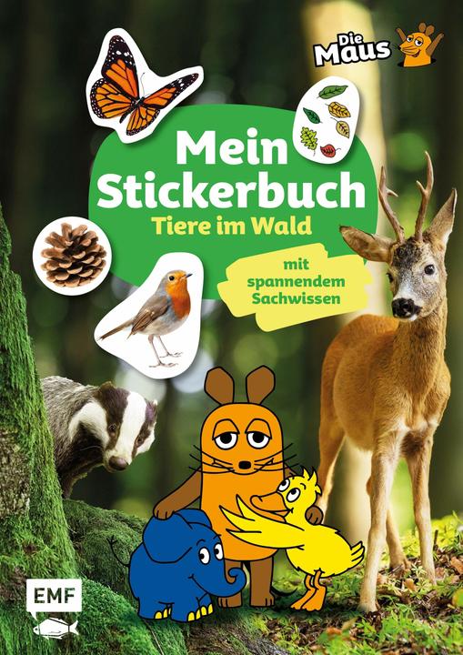 Produktbild Die Sendung mit der Maus - Mein Stickerbuch mit spannendem Sachwissen: Tiere im Wald