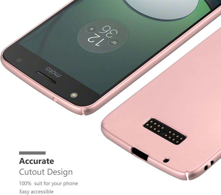 Produktbild Cadorabo Hard Cover Matt Metall Cover (Motorola Moto Z)