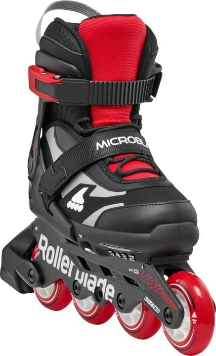 Actual product image Rollerblade Inline-Skates Microblade Schwarz/Rot, 33-36.5, Schuhgrösse (33, 36.5)