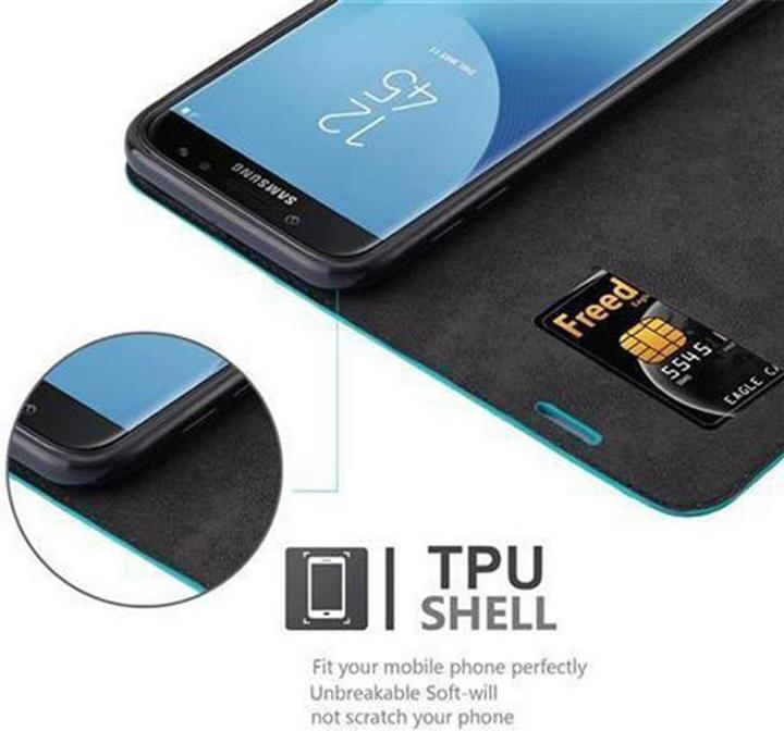 Actual product image Cadorabo Book Invisible Magnet Cover (Samsung Galaxy J7 2017)