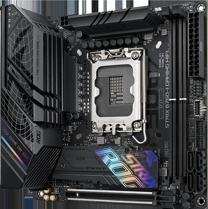 Actual product image ASUS ROG STRIX B760-I GAMING WIFI (LGA 1700, Intel B760, Mini-ITX)