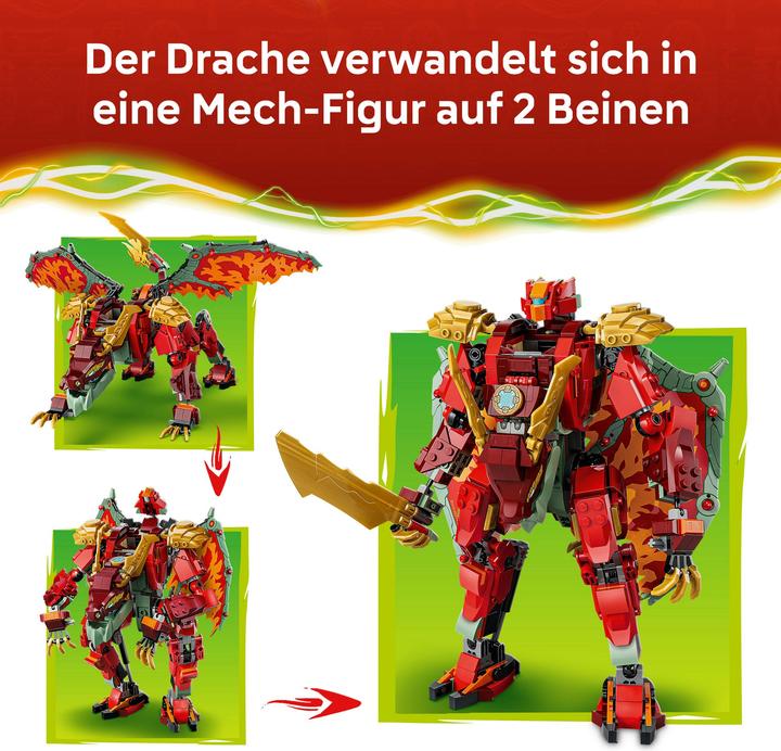 Produktbild LEGO Wyldfyres Drachenmech (71868, LEGO Ninjago)