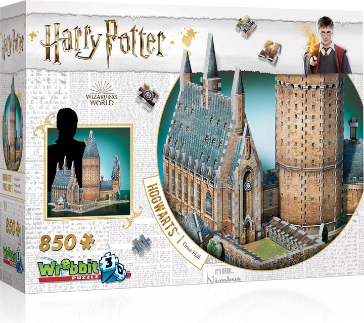 Immagine prodotto Wrebbit 3D Sala Grande di Hogwarts (850 pezzi)
