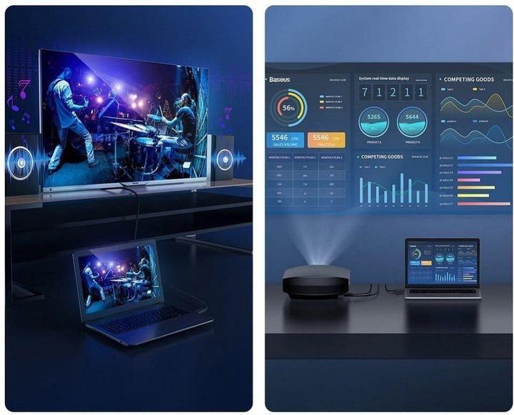 Actual product image Baseus HDMI (Type A ) - HDMI (Type A) (5 m)