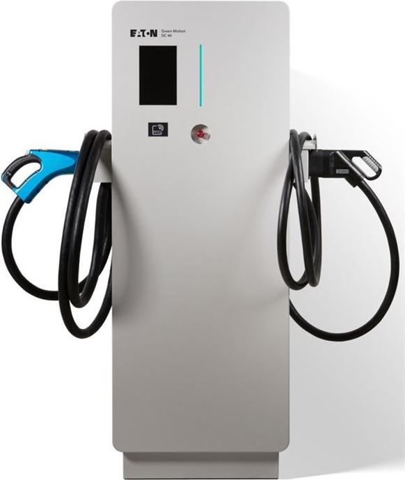 Produktbild Eaton Motion DC 44 EV charging station Online CCS 2 connector RJ45 communication interface RFI (Typ 2, 44 kW, 64 A)