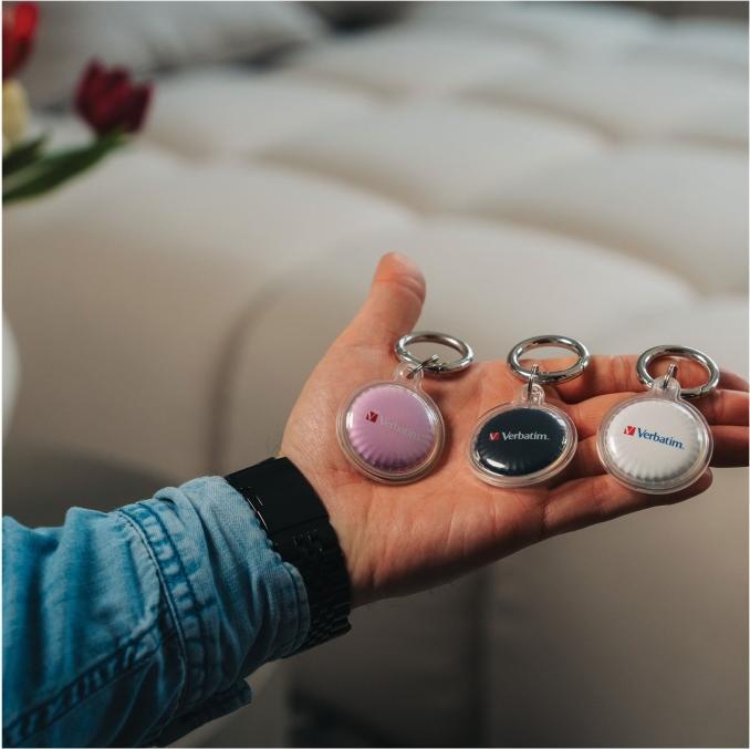 Produktbild Verbatim 1x3 My Finder Coin Bluetooth Item Find, s/w/p 32135 (iOS)