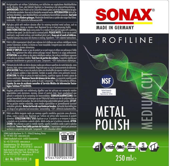 Immagine prodotto Sonax Profiline (250 ml)