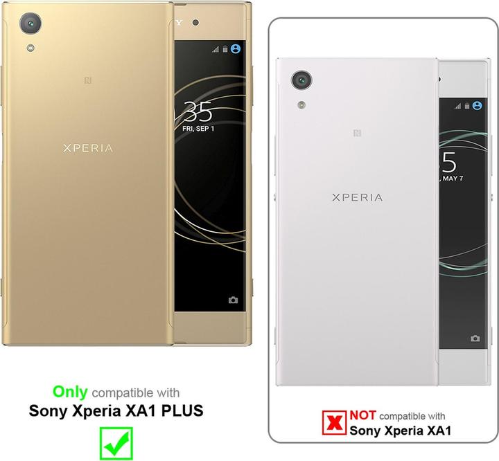 Actual product image Cadorabo Book Invisible Magnet Cover (Sony Xperia XA1 Plus)