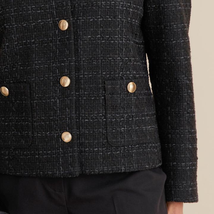 Produktbild Anne Weyburn Kurze Tweedjacke mit gerader Schnittform (40)