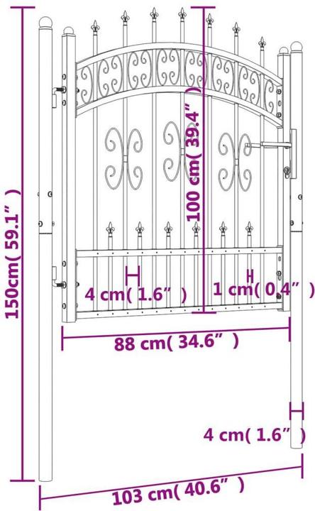 Immagine prodotto vidaXL Zauntor