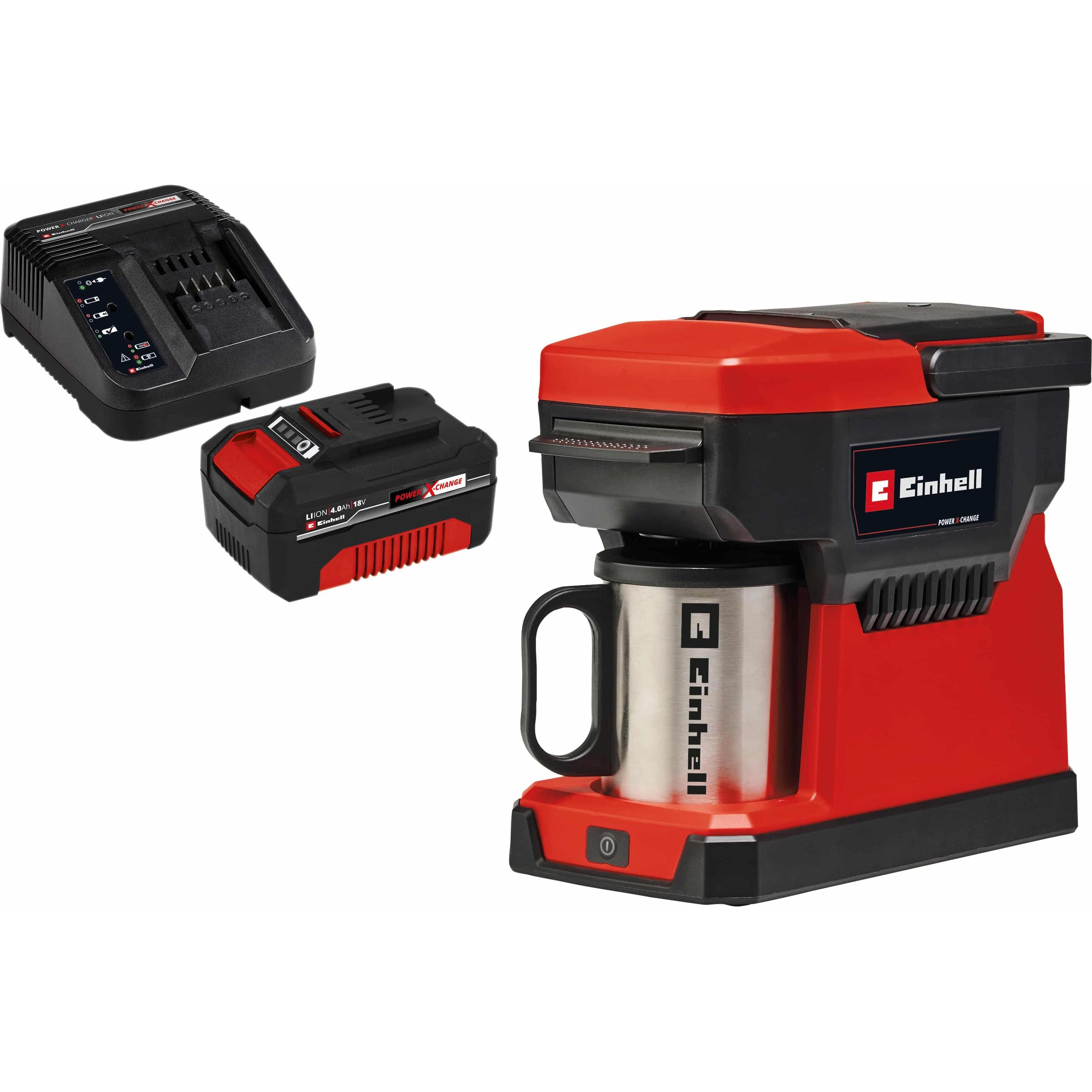 Thumbnail - Einhell Akku-Kaffeemaschine TE-CF 18 Li Kit (1x 4,0 Ah), Filterkaffeemaschine