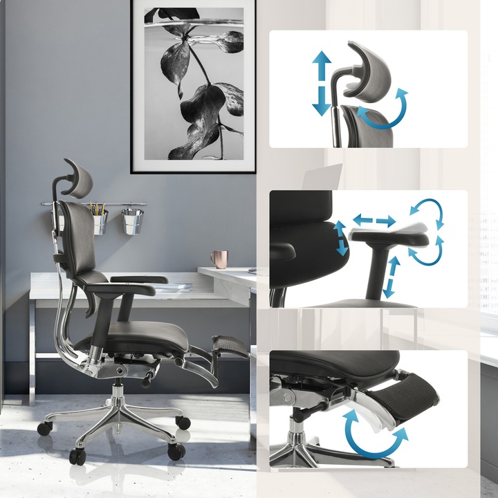 Actual product image Hjh Office Ergohuman Plus Legpro Gen2