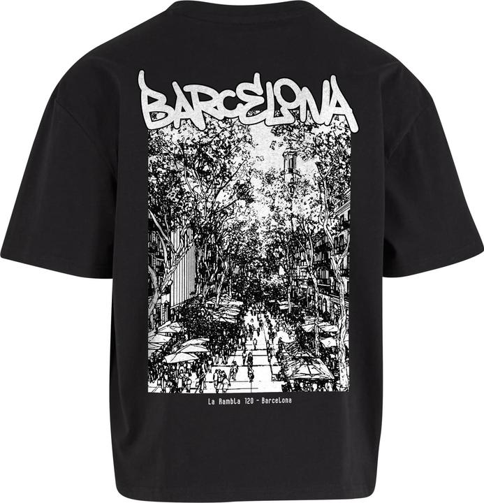 Produktbild MT La Rambla Storeopening Cropped Oversize Tee black L (L)