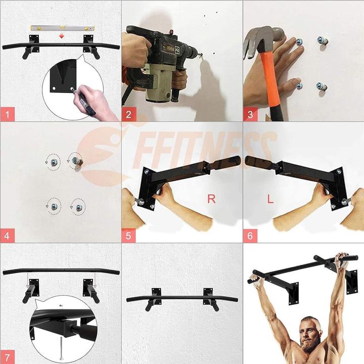 Actual product image Ffitness FSFA0009 Wand-Klimmzugstange