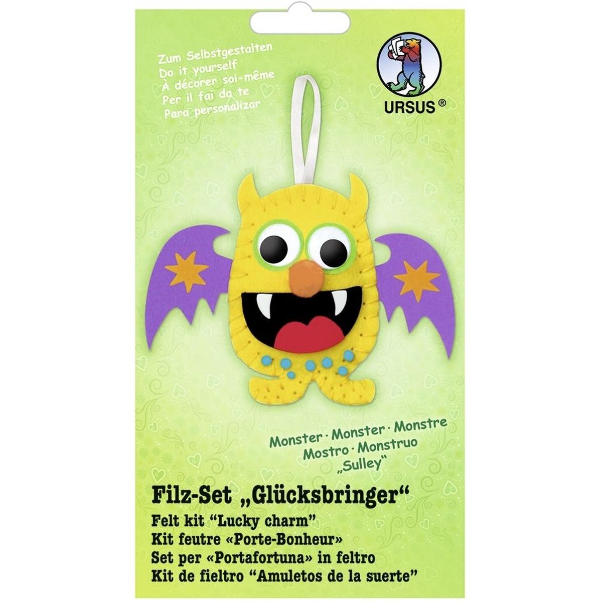 Ursus Filzset Glücksbringer Monster 'Sully'