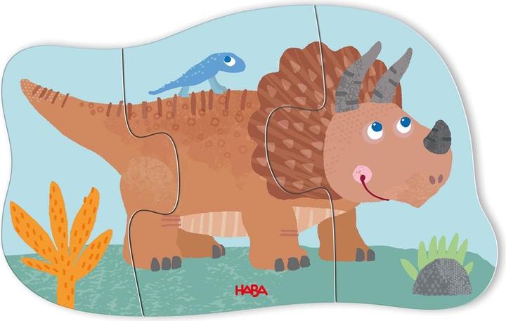 Immagine prodotto Haba 6 primi puzzle di dinosauri (18 pezzi)