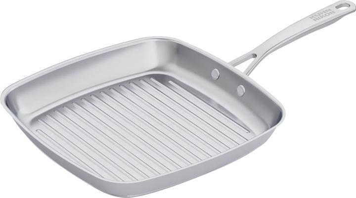 Tegame Rettangolare In Alluminio Puro Professionale 35x26 Cm – Spessore 3 Mm, Con 2 Maniglie A Scomparsa, Per Cotture Uniformi - 3