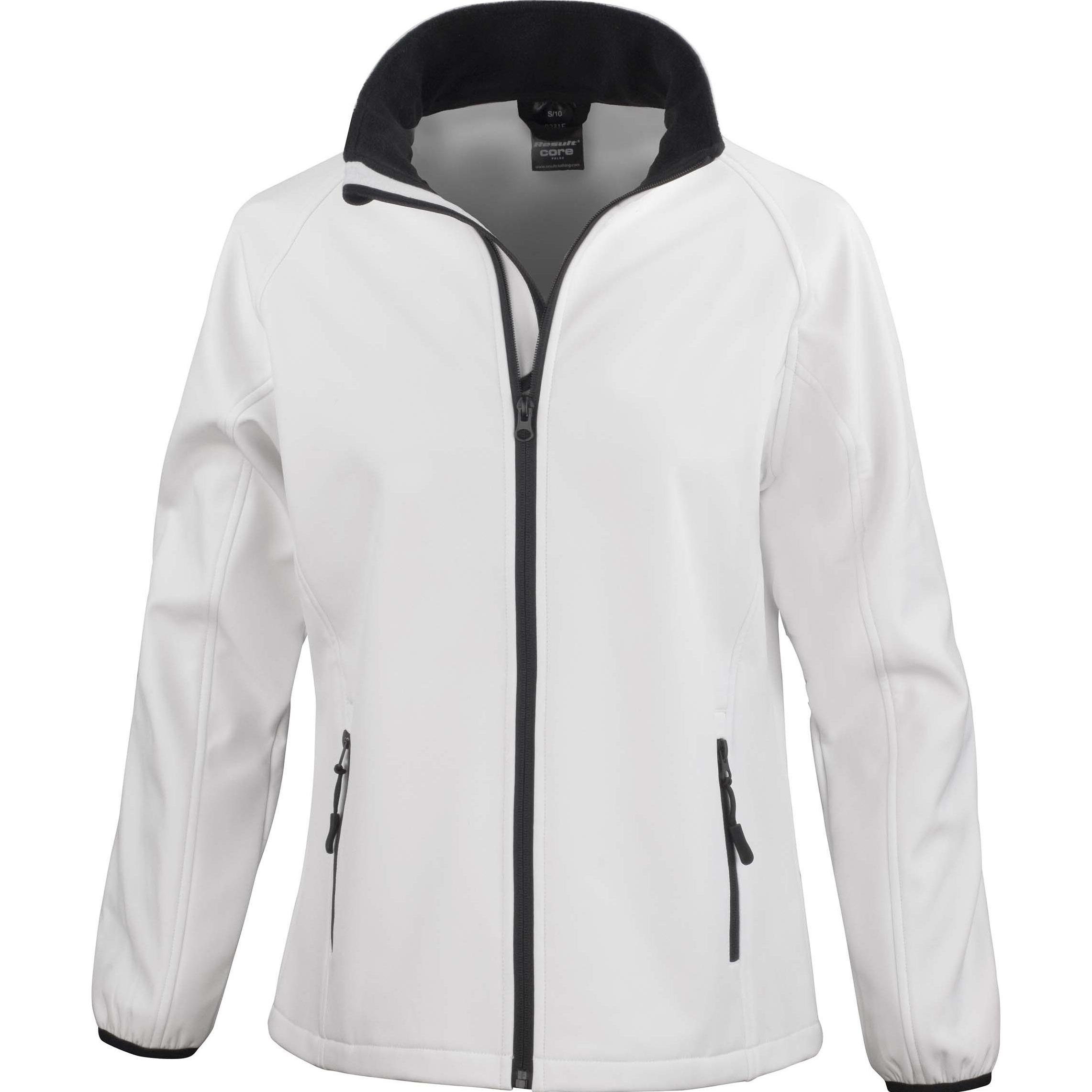 Regatta, Damen, Jacke, Softshell Femme Printable (XS), Weiss, XS