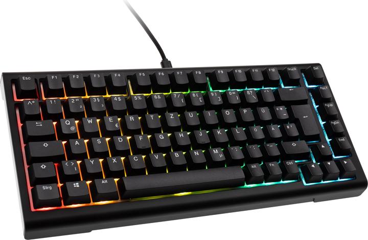 Actual product image Ducky Tinker 75 Gaming Keyboard, RGB - MX-Speed Silver (ISO-EN) (DE, Cable)