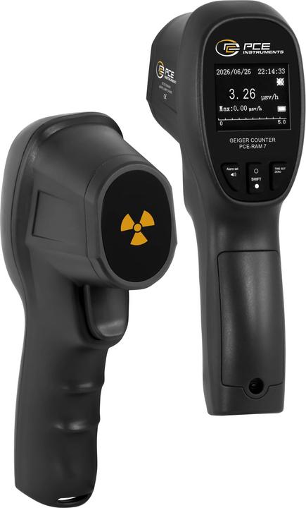 Actual product image PCE Instruments PCE-RAM 7 Geigerzähler Strahlung: Gamma, Röntgen, Beta akustisch