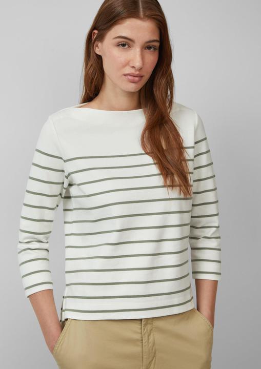 Immagine prodotto S.Oliver Sweatshirt Geringeltes Sweatshirt mit U-Boot-Ausschnitt (46)