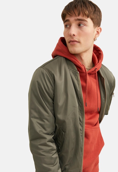Actual product image Jack & Jones Recycled Polyester Bomber Jacket (S)