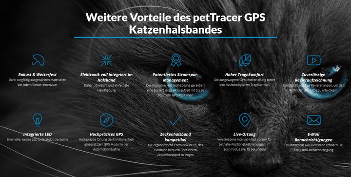 Produktbild PetTracer Katzen-GPS-Ortungsgerät (Katze, Allgemein)