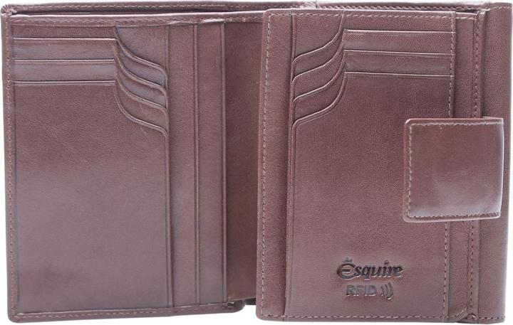 Immagine prodotto Esquire Portafoglio Toscana in pelle con protezione RFID 12 cm