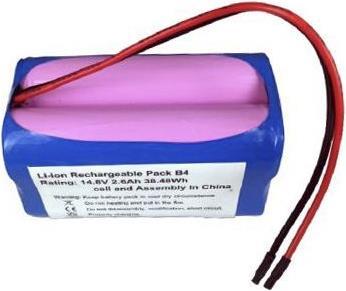 Immagine prodotto RS PRO 18650 14.8V 2600 mAh 4S1P B4 type (18650, 2600 mAh)