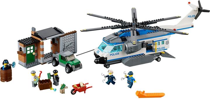 Produktbild LEGO Verfolgung mit dem Polizei Hubschrauber (60046, LEGO City)