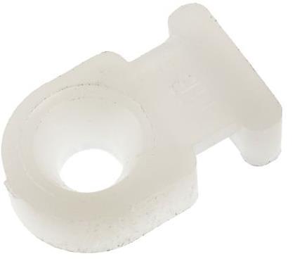 Actual product image HellermannTyton Screw Fix Cable Tie Base, 2.6mm (Fixing loops, 12.50 mm, 100 pcs.)