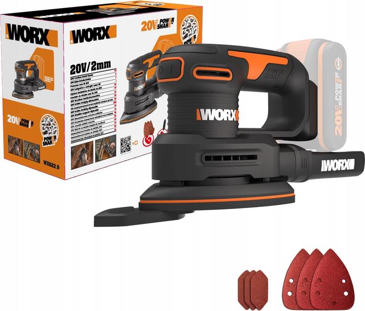 Actual product image Worx WX822.9 (Multi sanders)