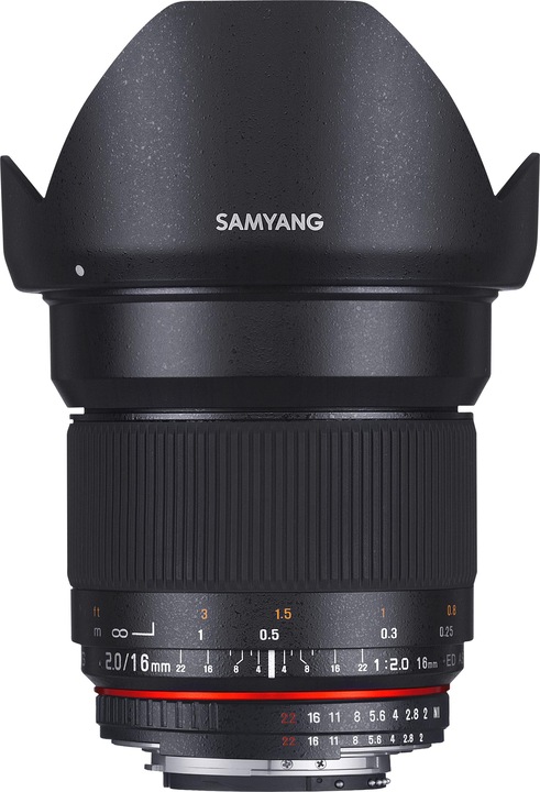 Samyang MF 16mm f/2.0 ED AS UMC CS Canon M (Canon EF-M, APS-C / DX)