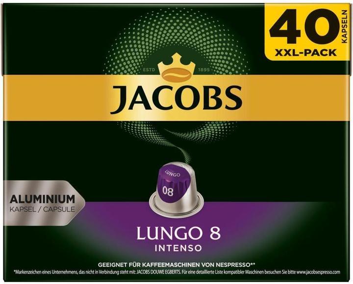 Actual product image Jacobs Lungo Intenso (40 x Port.)