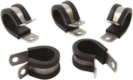 Actual product image HellermannTyton Cable p clip minium alloy 41.3 D black