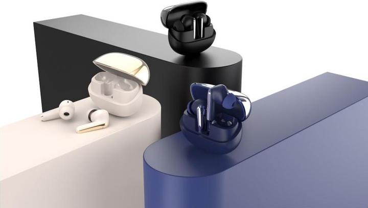 Actual product image Devia Bluetooth earphones TWS Star E4 black with ANC (ANC, 7 h, Wireless)