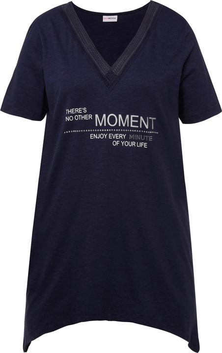 Immagine prodotto Miamoda T-Shirt, Schrift-Motiv, V-Ausschnitt, Halbarm (52)