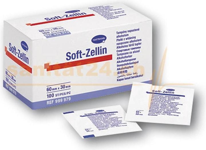 Produktbild IVF Hartmann Alkoholtupfer 60x30mm (100 Stk)