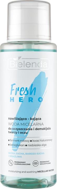 Immagine prodotto Bielenda Fresh Hero woda micelarna do oczyszczania i demakijażu twarzy i oczu 400ml (Acqua micellare, 400 ml)