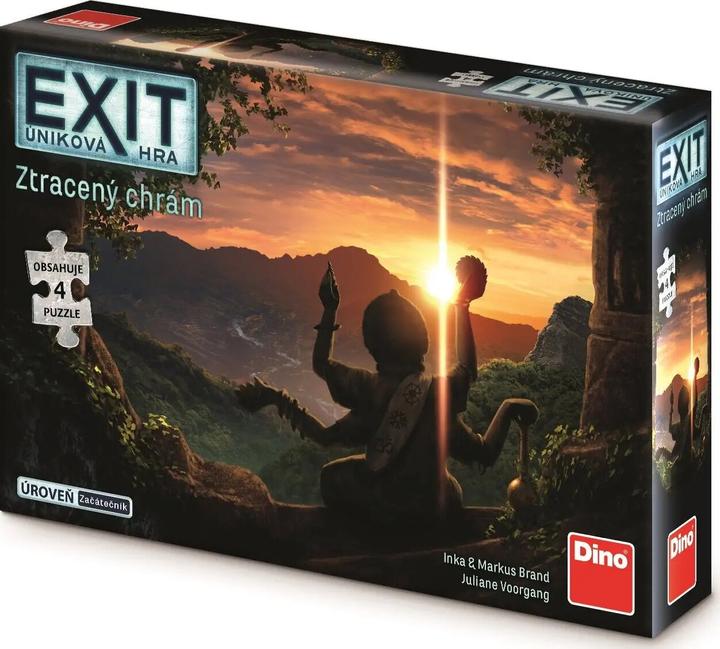 Actual product image Dino Exit escape game with puzzle: The lost temple (German)