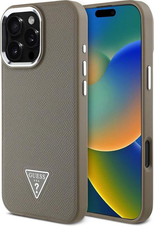 Produktbild Guess GUHMP16LPGTSPSW Hülle (Apple iPhone 16 Pro)