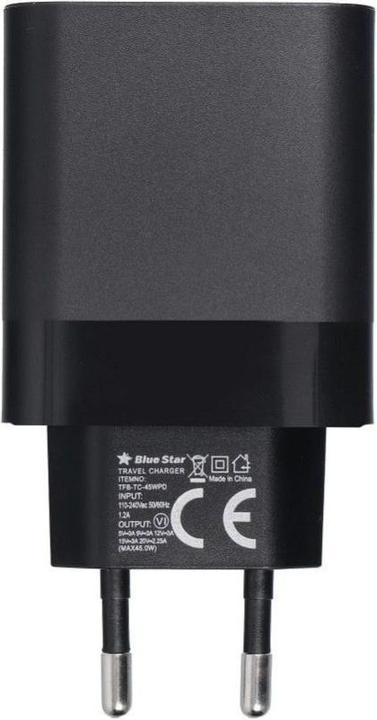 Produktbild Cable Blue Star BLUE STAR travel charger Type C PD QC4.0 3A 45W TFB-TC-45W black (45 W)