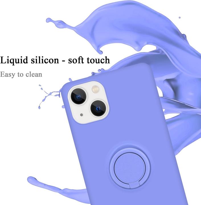 Image du produit Cadorabo Housse pour Apple iPhone 14 en TPU Liquid Ring Silicone Case Style (Apple iPhone 14)